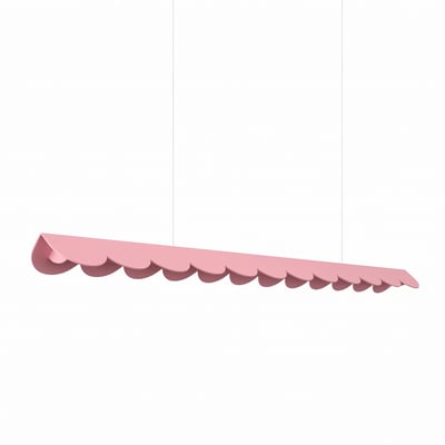 Suspension Aluminium Rose LED 1 Biscuit EDEN