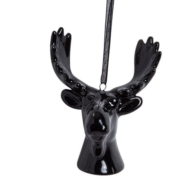 Suspension décorative de noël renne en grès H7 SIA DECO