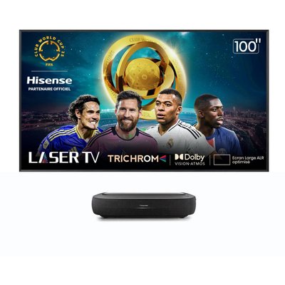 Vidéoprojecteur home cinéma 100L9HD Laser TV + écran ALR FRESNEL HISENSE