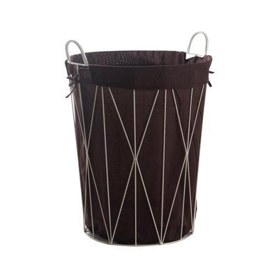 Panier à linge en métal et coton AUBRY GASPARD