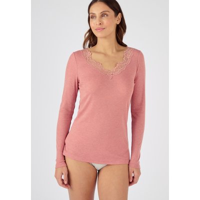 T-shirt manches longues Essential, 20% laine DAMART