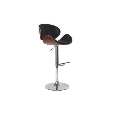 Tabouret de bar design réglable WALNUT MILIBOO