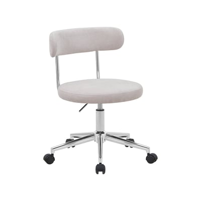 Chaise de bureau vintage à roulettes tissu ANGELA SWEEEK