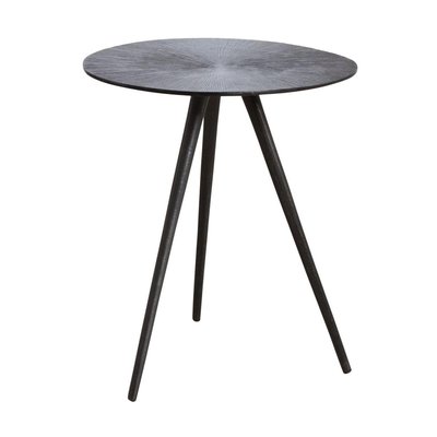 Table ronde métal zinc antique Diamètre 40cm AUBRY GASPARD
