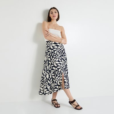 Jupe mi-longue fluide GRAIN DE MALICE