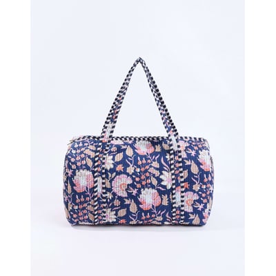 Sac week-end coton imprimé DUFFLE LA FIANCÉE