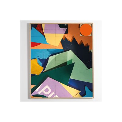 Tableau en bois taquin street art édition limitée  78 x 93 - PAPER TAQUIN