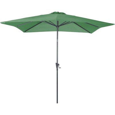 Parasol carré en aluminium avec manivelle 2,5m Tilt PROLOISIRS