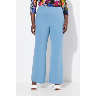 Pantalon de tailleur à jambe droite et large ULLA POPKEN