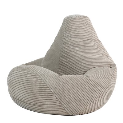 Pouf enfant à dossier incliné velours côtelé Oeko-Tex® - DALTON ICON