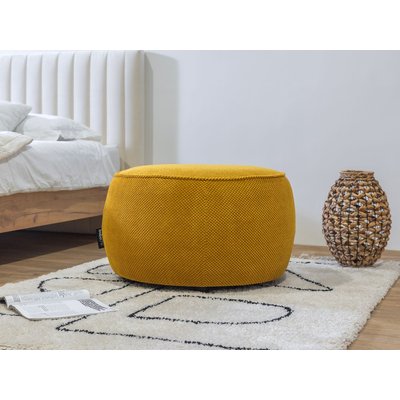 Pouf tissu texturé, ACACIA BOBOCHIC