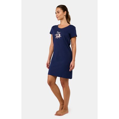 Chemise de nuit en coton, imprimé Tigre ARTHUR