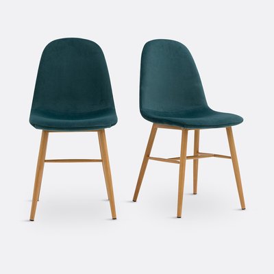 Set van 2 stoelen in fluweel, Polina LA REDOUTE INTERIEURS