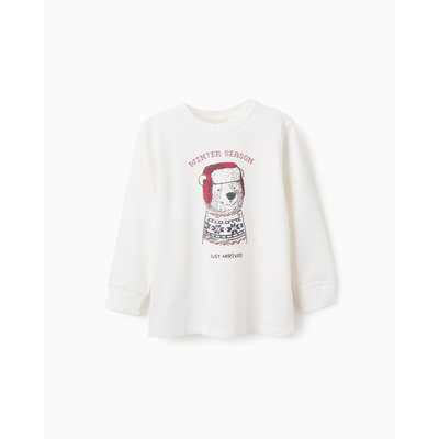 T-shirt 100% coton, avec imprimé de Noël NOËL ZIPPY