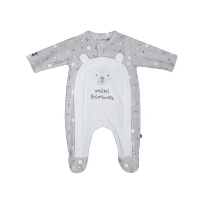 Dors bien nilson velours rase ouverture devant naissance SUCRE D'ORGE