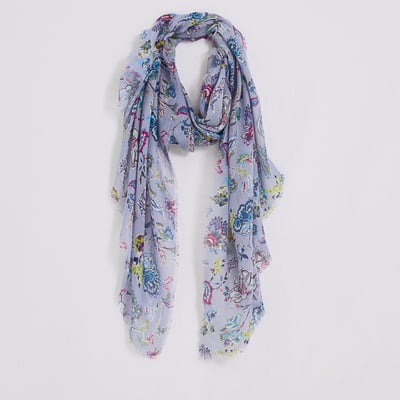 Etole longue motif floral GRAIN DE MALICE