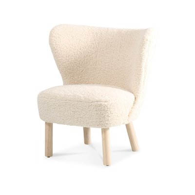 Fauteuil en tissu boucle - ALPES MATHI DESIGN
