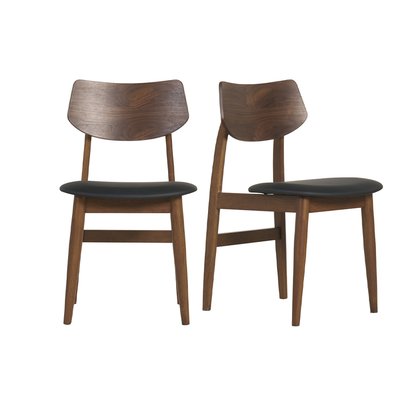 Chaises scandinaves en bois (lot de 2) ELION MILIBOO