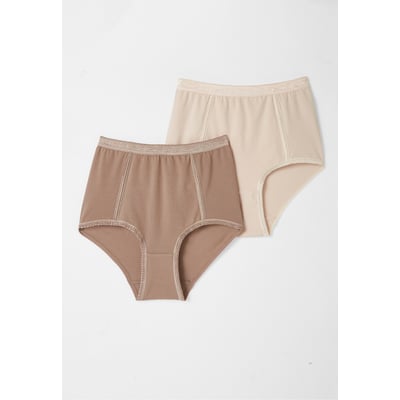 Lot de 2 culottes perfect fit blanc DAMART