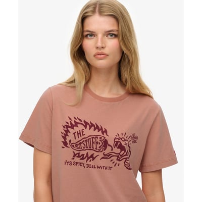 T-shirt Roadside Trade Coupe Décontractée SUPERDRY