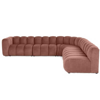 Canapé d'Angle droit 5 places - DEBBIE BEST MOBILIER