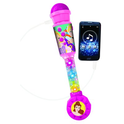 Microphone Princesses Disney avec tube lumineux LEXIBOOK