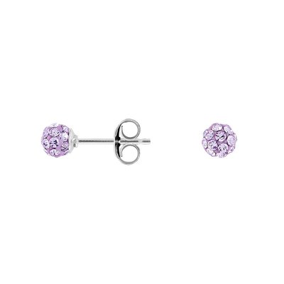 Boucles d'oreilles en argent 925 et oxyde de zirconium CLEOR