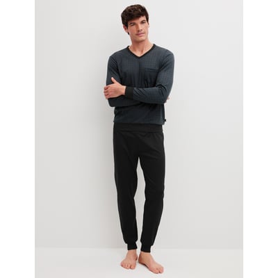 Pyjama avec bords élastiques manches longues Coton RELAX STREAMLINE CALIDA