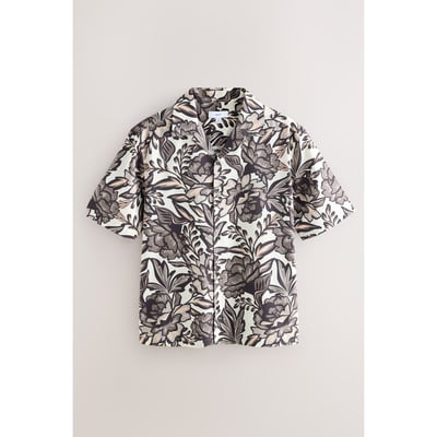 Chemise manches courtes à imprimé floral NEXT