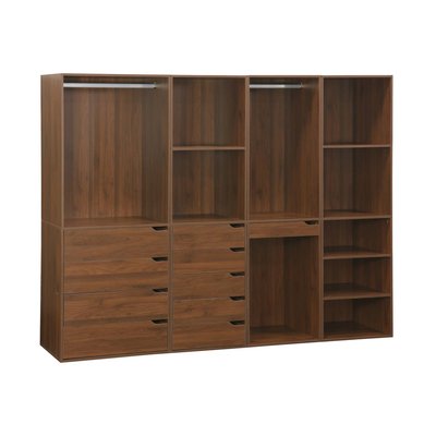 Kit dressing modulable décor bois 4 éléments MODULO SWEEEK