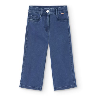 Pantalon denim fille élastique BOBOLI