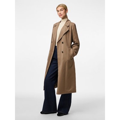 Langer Trenchcoat mit Bindegürtel PIECES