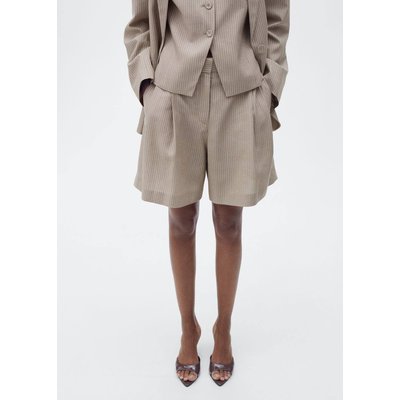 Bermuda tailleur rayures MANGO