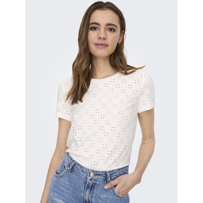 T-shirt en broderie anglaise JDY