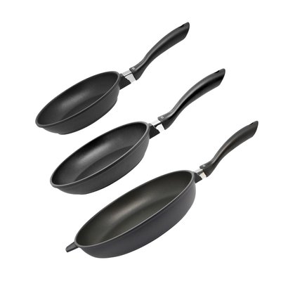Set de 3 poêles à frire ALUCAST ELO