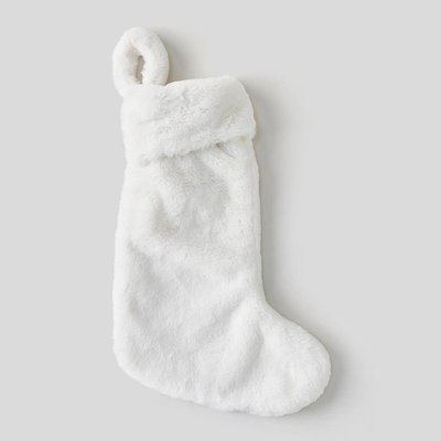 Chaussette de Noël poils doudou MONOPRIX MAISON
