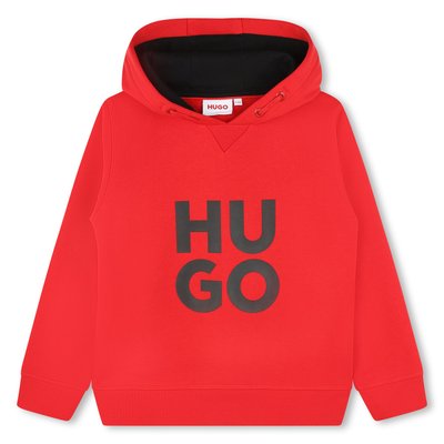 Sweat-shirt en molleton floqué HUGO KIDSWEAR