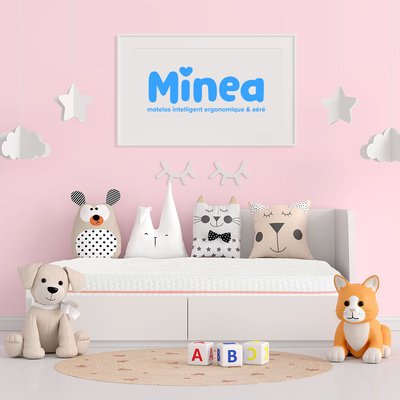 Matelas bébé Mousses Haute Densité & Supersoft SWEET DREAMS MINEA