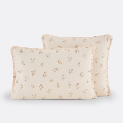Funda de almohada 50% algodón reciclado, Camomille LA REDOUTE INTERIEURS