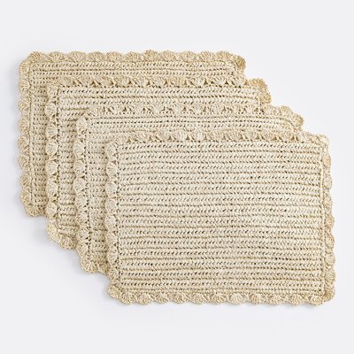 Set van 4 placemats, Solia LA REDOUTE INTERIEURS