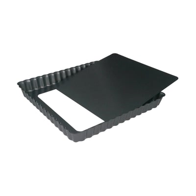 Moule à tarte carré avec fond amovible 18 cm DE BUYER