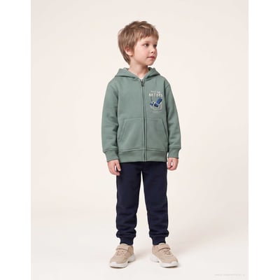 Ensemble de jogging en coton peigné avec imprimé art ZIPPY