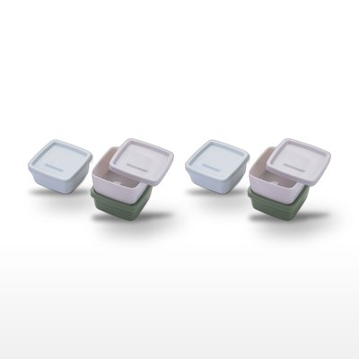 Set de 3 boîtes carrées à sauce ou épices Storage FACKELMANN