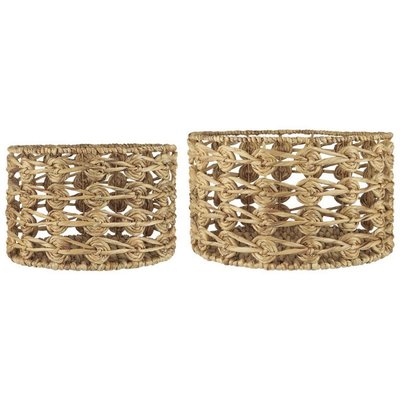 Panier tressage ajouré  (set de 2) IB LAURSEN