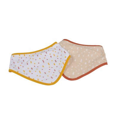 Lot de 2 bavoirs bandana forêt HOME MAISON