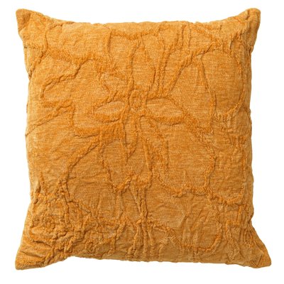 Coussin Flora - Jaune, 45x45 cm DUTCH DECOR