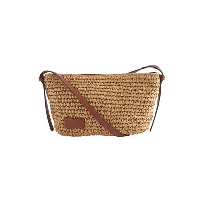 Sac à bandoulière en paille NEXT
