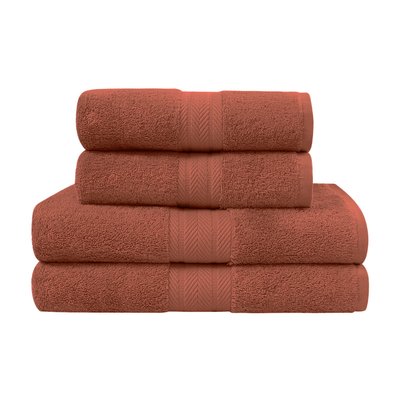 Ensemble de bain 4 pièces (2 draps de bain + 2 serviettes de toilette) LUXURY SENSEI MAISON