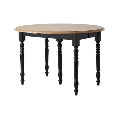 Table à manger à volets extensible bois massif 4 à 8 personnes Embellie CAMIF