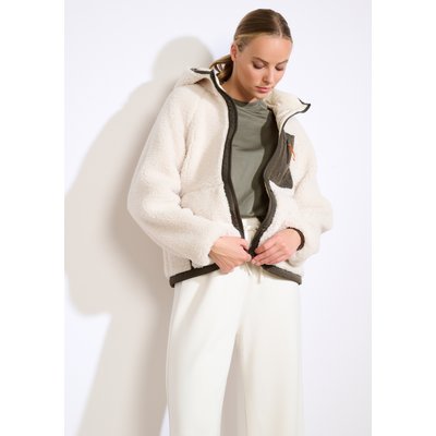 Veste à capuche effet mouton LOLALIZA
